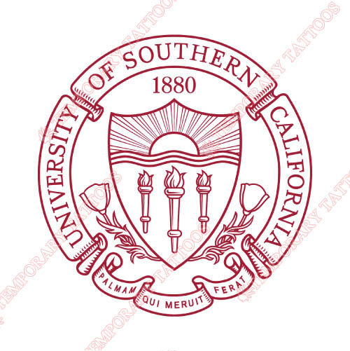 Southern California Trojans Customize Temporary Tattoos Stickers NO.6265